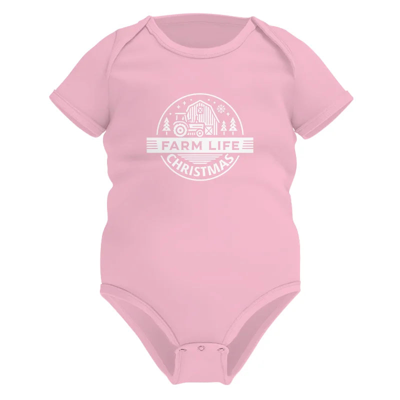 Image of Farm Life Christmas 1 - Infant Fine Jersey Bodysuit