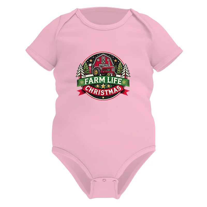 Image of Farm Life Christmas 3 - Infant Fine Jersey Bodysuit