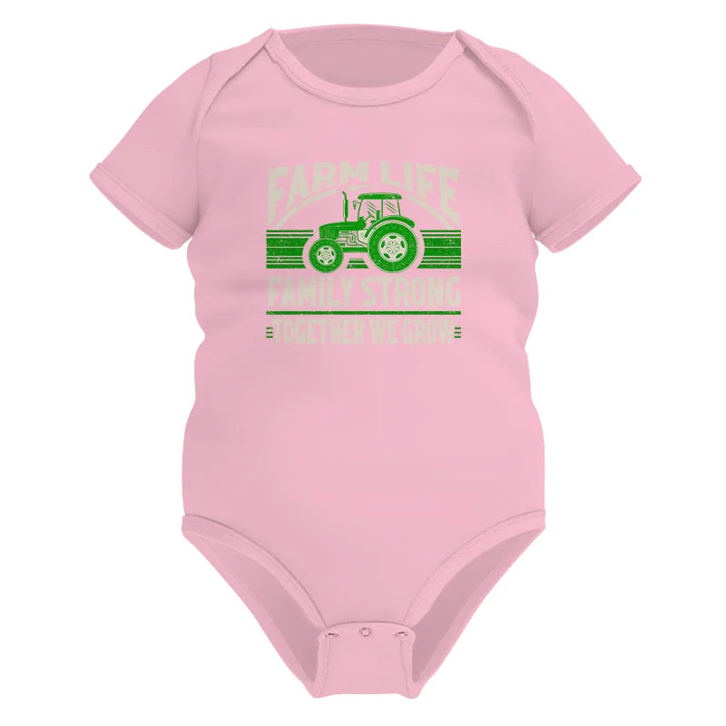 Farm life Family Strong_Together We grow - Infant Fine Jersey Bodysuit