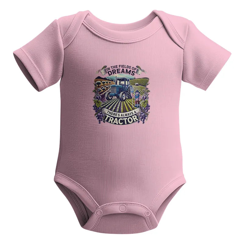 In The Fields Of Dreams There's Always A Tractor 1 - Infant Fine Jersey Bodysuit