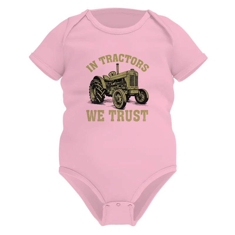 Image of In Tractors We Trust - Infant Fine Jersey Bodysuit