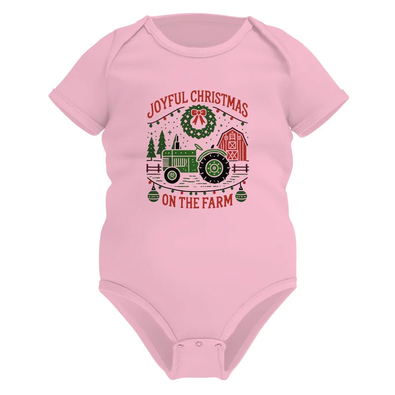 Image of Joyful Christmas On The Farm 3 - Infant Fine Jersey Bodysuit