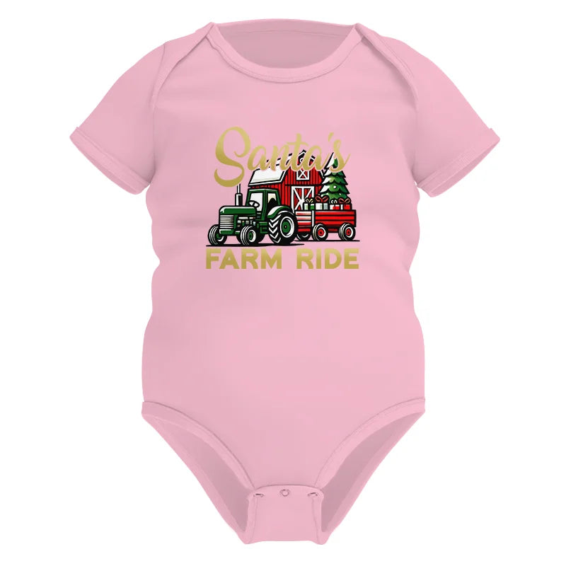 Santa's Farm Ride 2 - Infant Fine Jersey Bodysuit