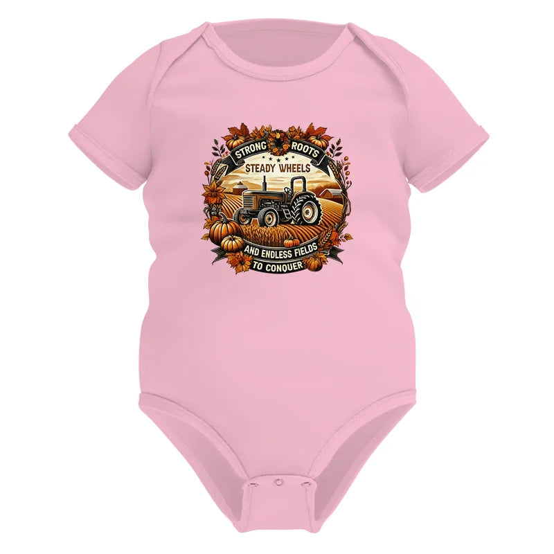 Thanksgiving Farmer Endless Fields To Conquer 1 - Infant Fine Jersey Bodysuit