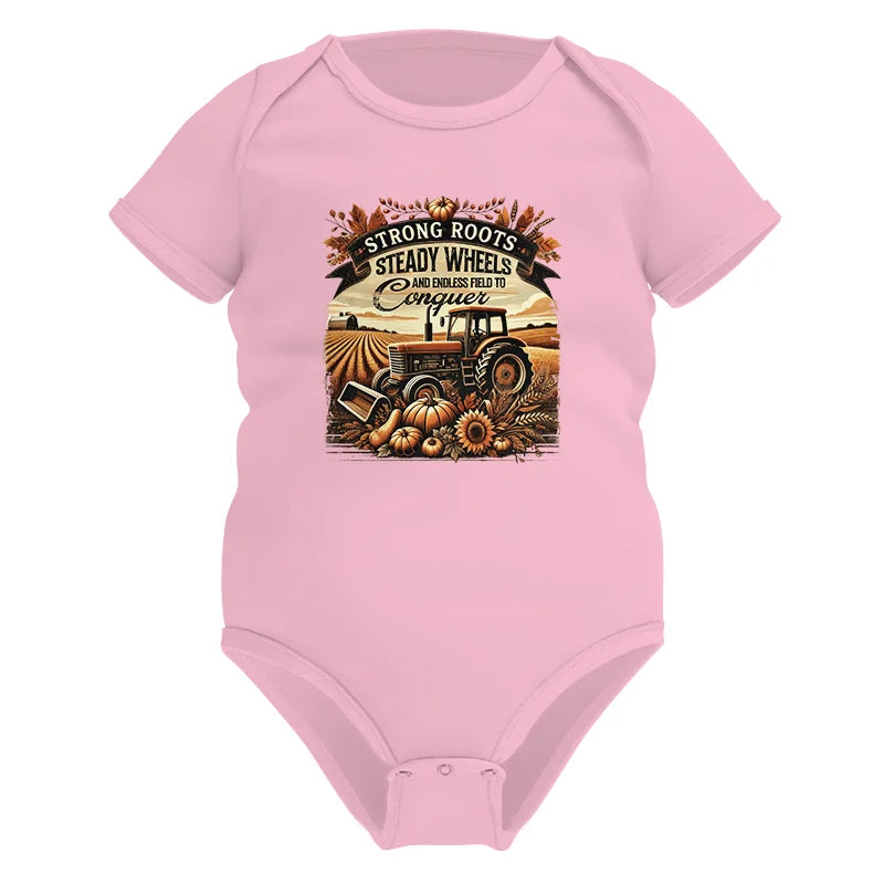 Thanksgiving Farmer Endless Fields To Conquer 2 - Infant Fine Jersey Bodysuit