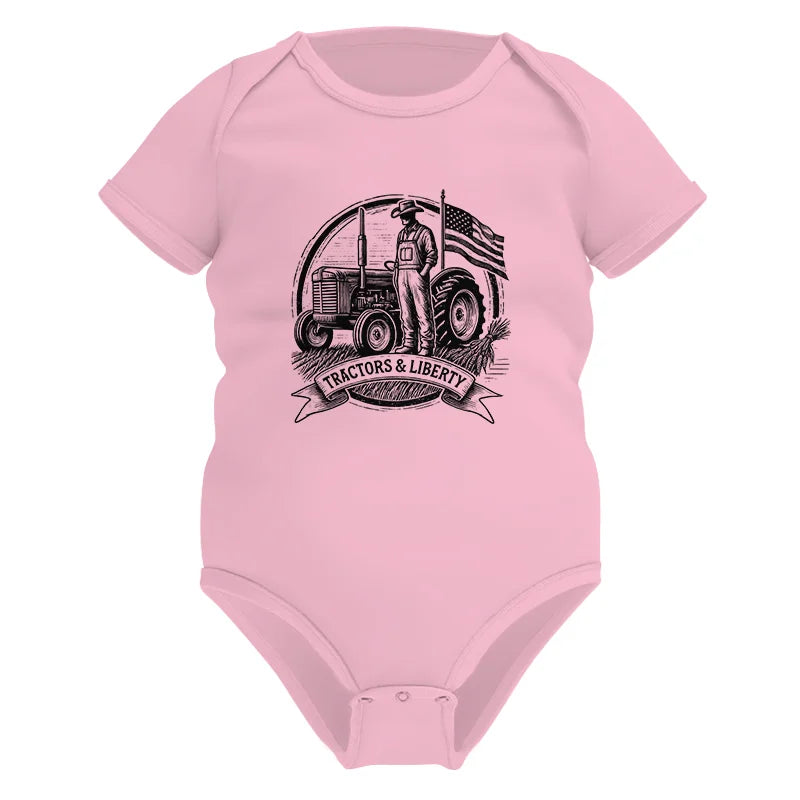 Tractors And Liberty - Infant Fine Jersey Bodysuit