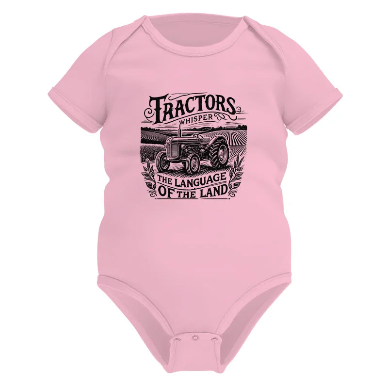 Tractors Whisper The Language Of The Land 1 - Infant Fine Jersey Bodysuit