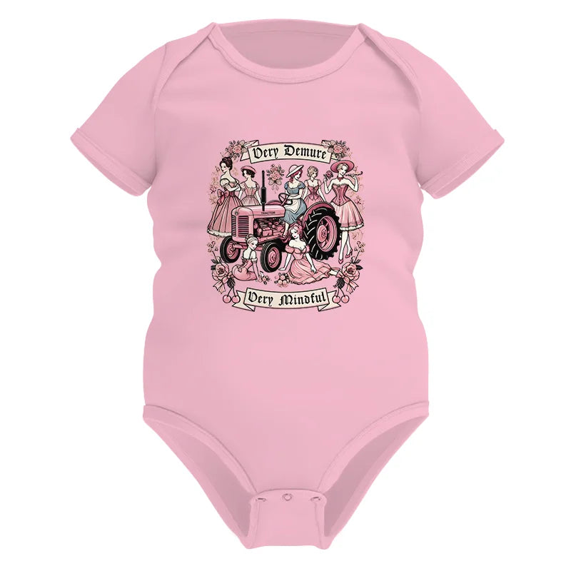 Very Demure Very Mindful Tractor - Infant Fine Jersey Bodysuit