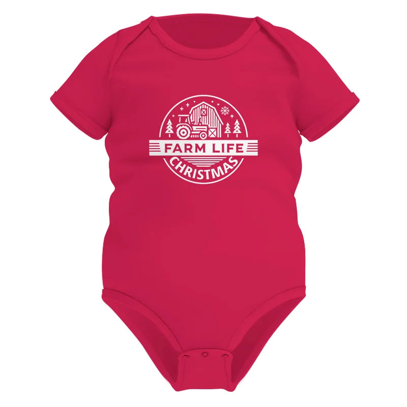 Image of Farm Life Christmas 1 - Infant Fine Jersey Bodysuit