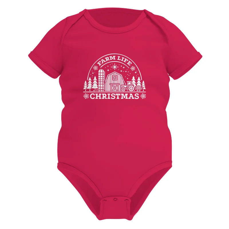 Image of Farm Life Christmas 4 - Infant Fine Jersey Bodysuit