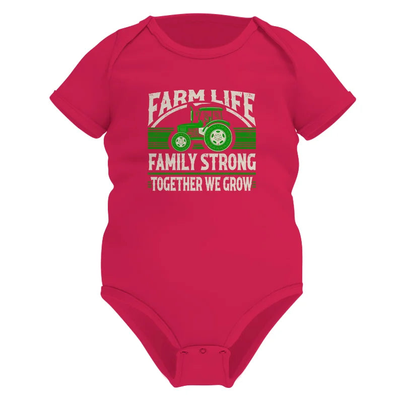 Image of Farm life Family Strong_Together We grow - Infant Fine Jersey Bodysuit