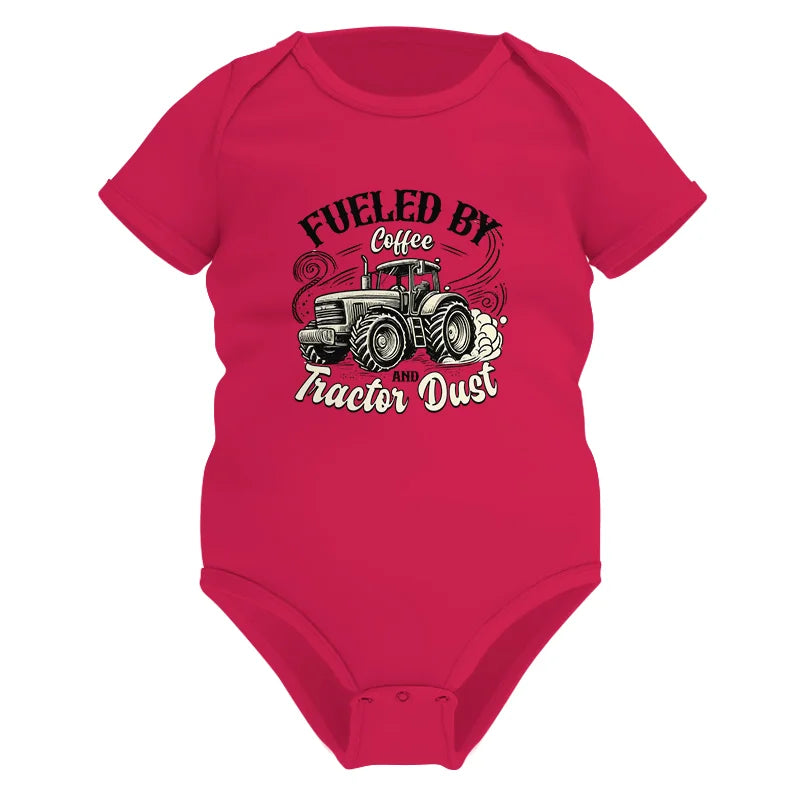 Fueled By Coffee And Tractor Dust 2 - Infant Fine Jersey Bodysuit