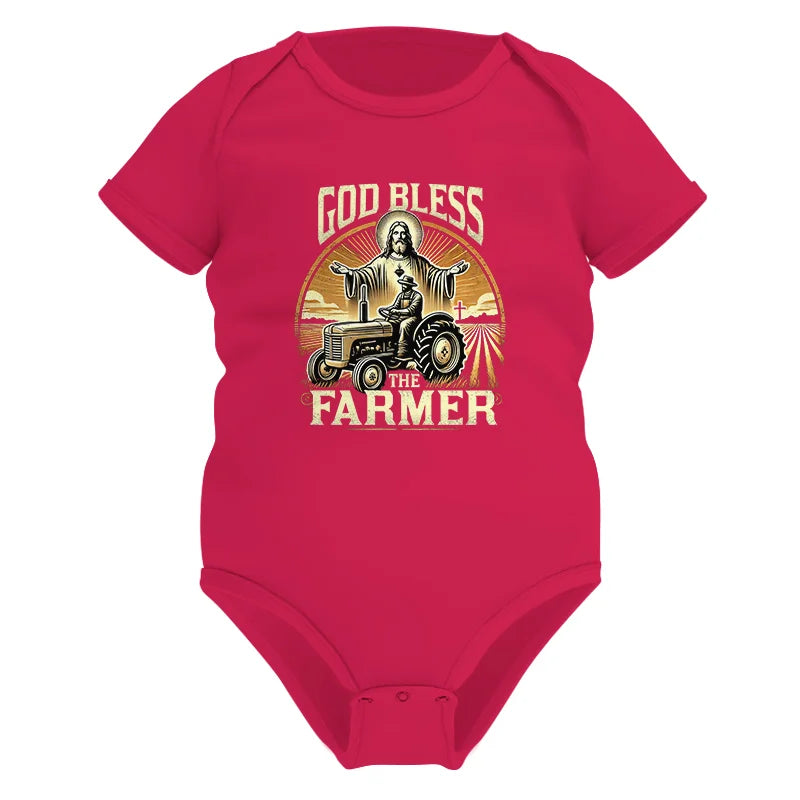 Image of God Bless The Farmer 1 - Infant Fine Jersey Bodysuit