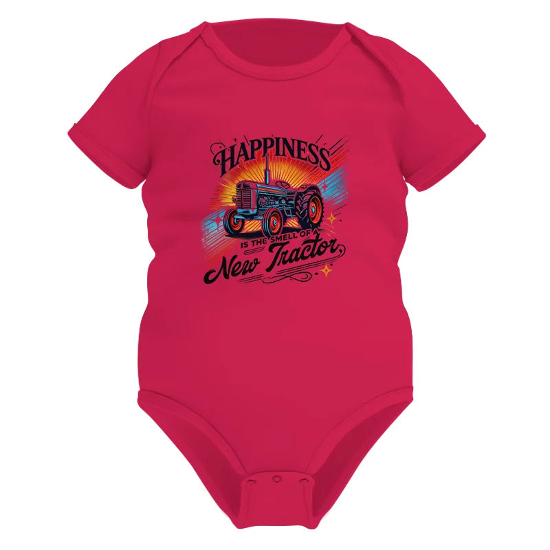 Happiness Is The Smell Of A New Tractor - Infant Fine Jersey Bodysuit