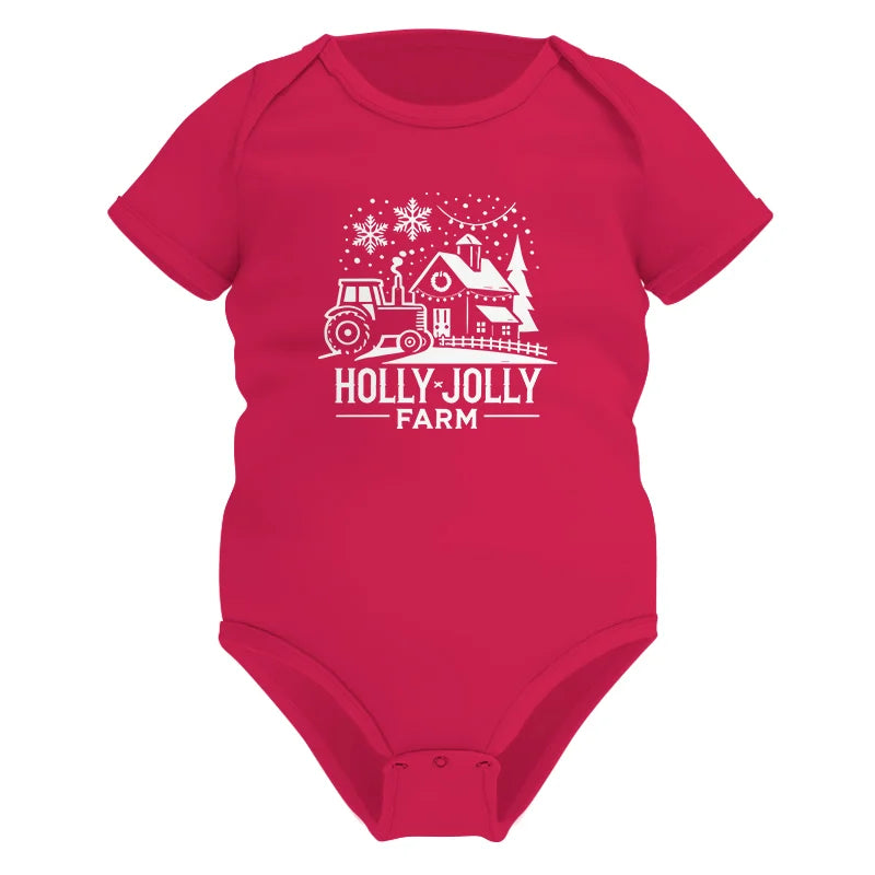 Image of Holly Jolly 3 - Infant Fine Jersey Bodysuit