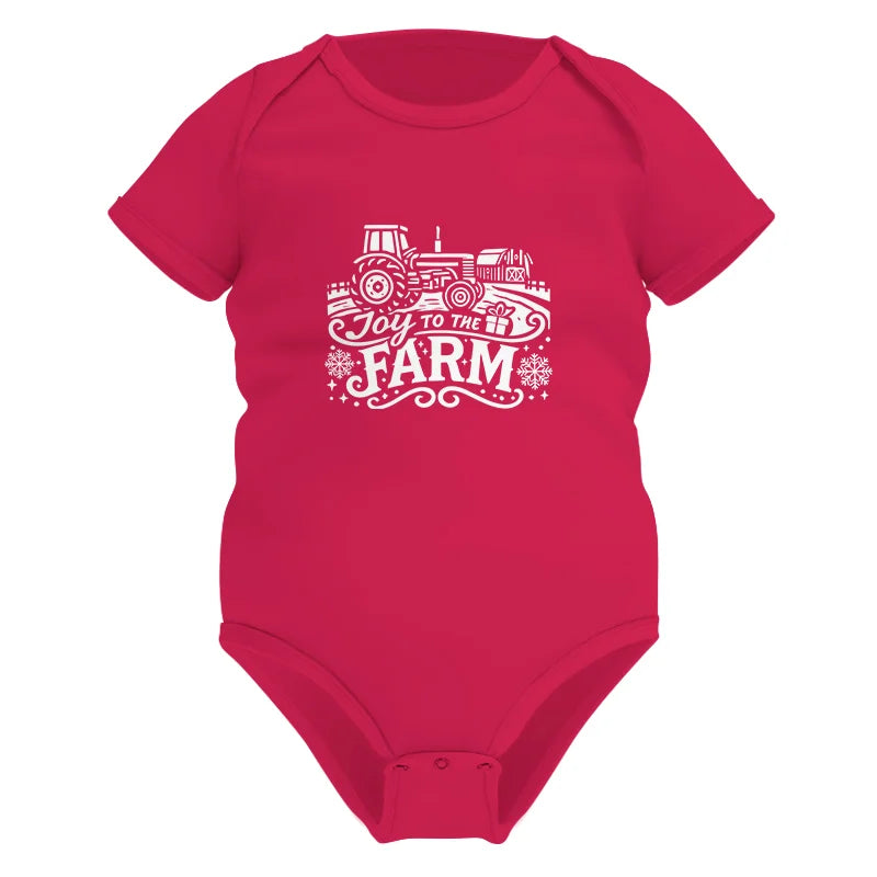 Joy To The Farm 1 - Infant Fine Jersey Bodysuit