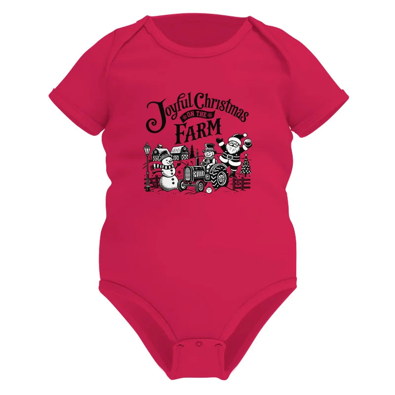 Joyful Christmas On The Farm 1 - Infant Fine Jersey Bodysuit