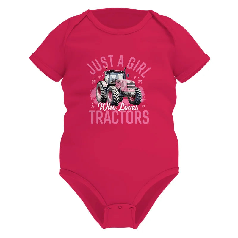 Just A Girl Who Loves Tractors 2 - Infant Fine Jersey Bodysuit