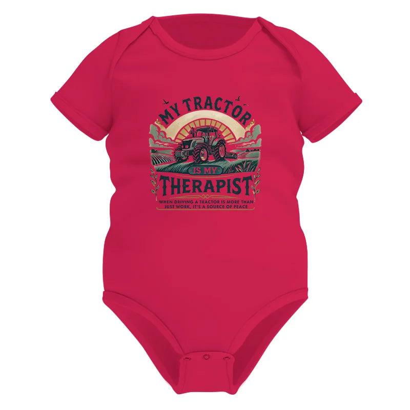 My Tractor Is My Therapist - Infant Fine Jersey Bodysuit