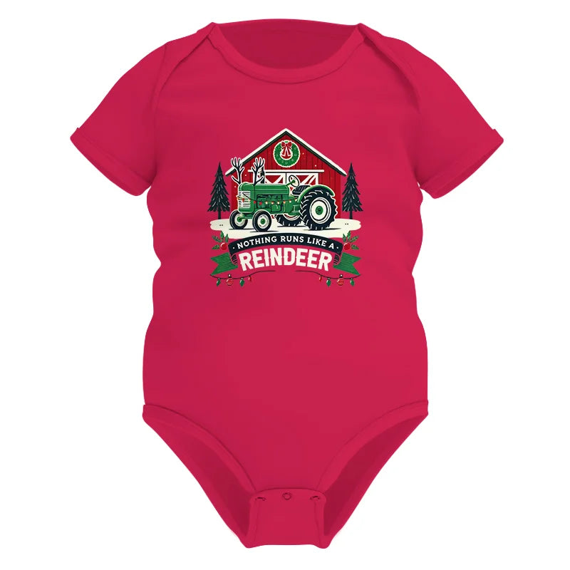 Nothing Runs Like A Reindeer 2 - Infant Fine Jersey Bodysuit