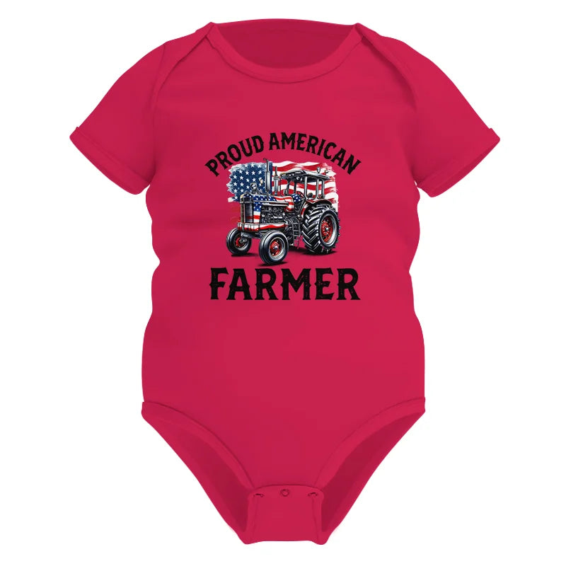 Image of Patriot Tractor - Infant Fine Jersey Bodysuit