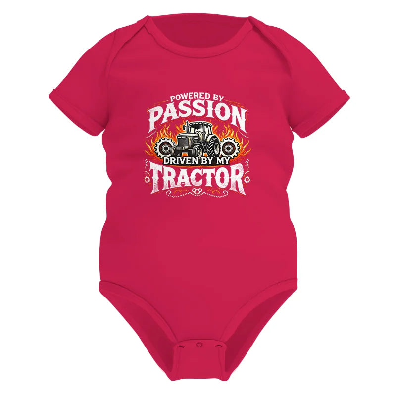 Powered By Passion Driven By My Tractor 1 - Infant Fine Jersey Bodysuit