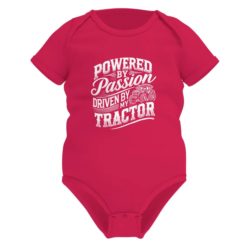 Powered By Passion Driven By My Tractor 2 - Infant Fine Jersey Bodysuit