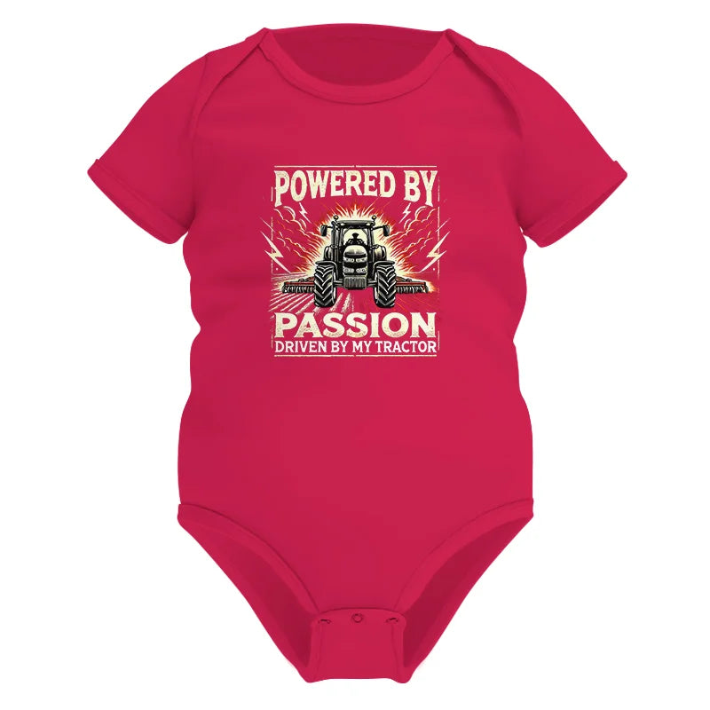 Powered By Passion Driven By My Tractor 4 - Infant Fine Jersey Bodysuit