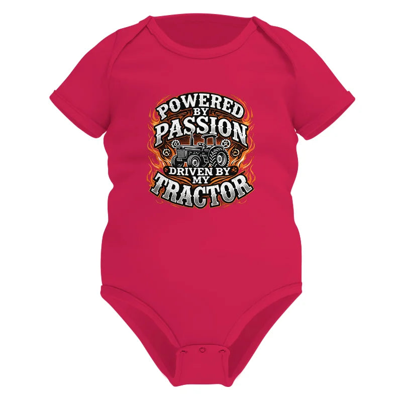 Powered By Passion Driven By My Tractor 5 - Infant Fine Jersey Bodysuit