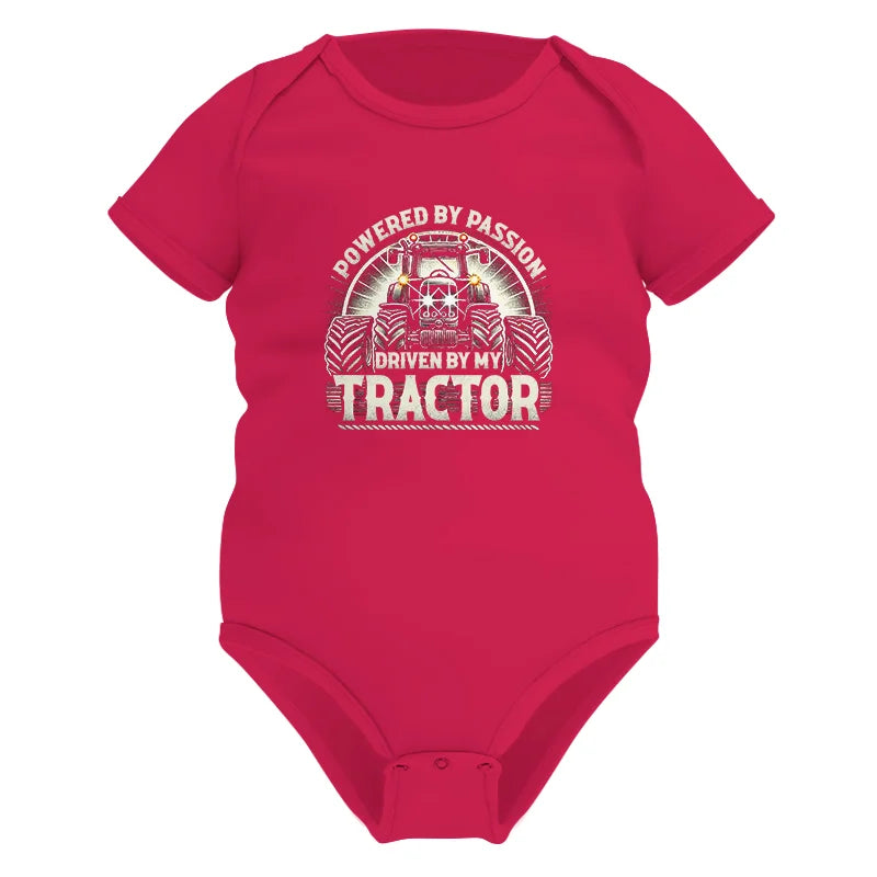 Powered By Passion Driven By My Tractor 6 - Infant Fine Jersey Bodysuit