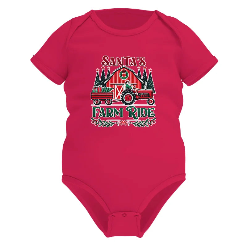 Santa's Farm Ride 1 - Infant Fine Jersey Bodysuit