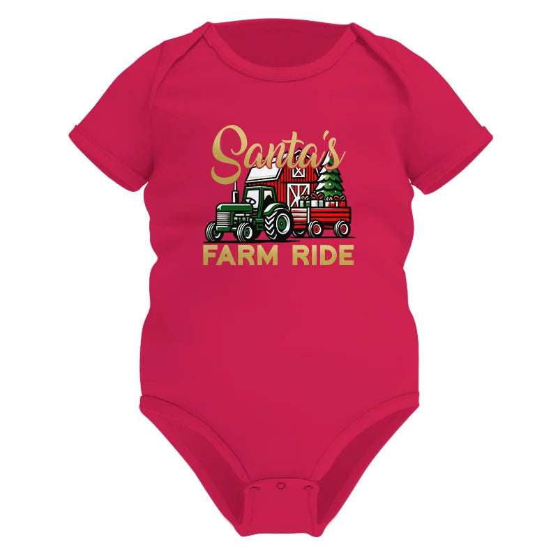 Santa's Farm Ride 2 - Infant Fine Jersey Bodysuit