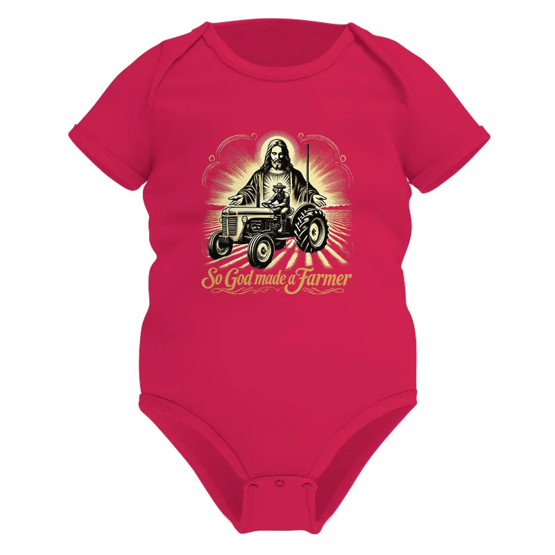 So God Made A Farmer 2 - Infant Fine Jersey Bodysuit