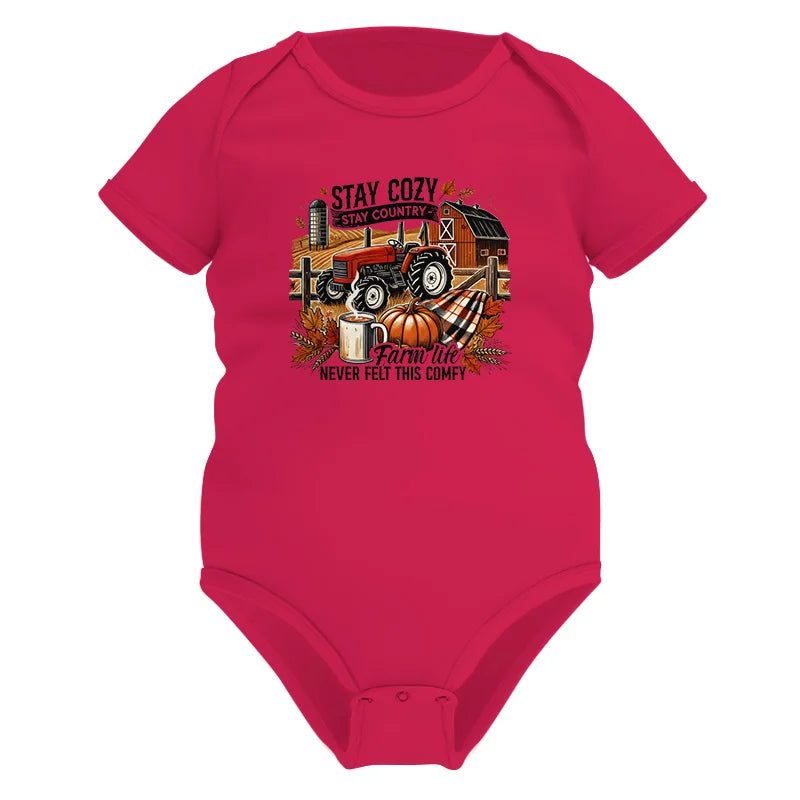 Stay Cozy_Stay Country_Farm Life Never Felt This Comfy - Infant Fine Jersey Bodysuit