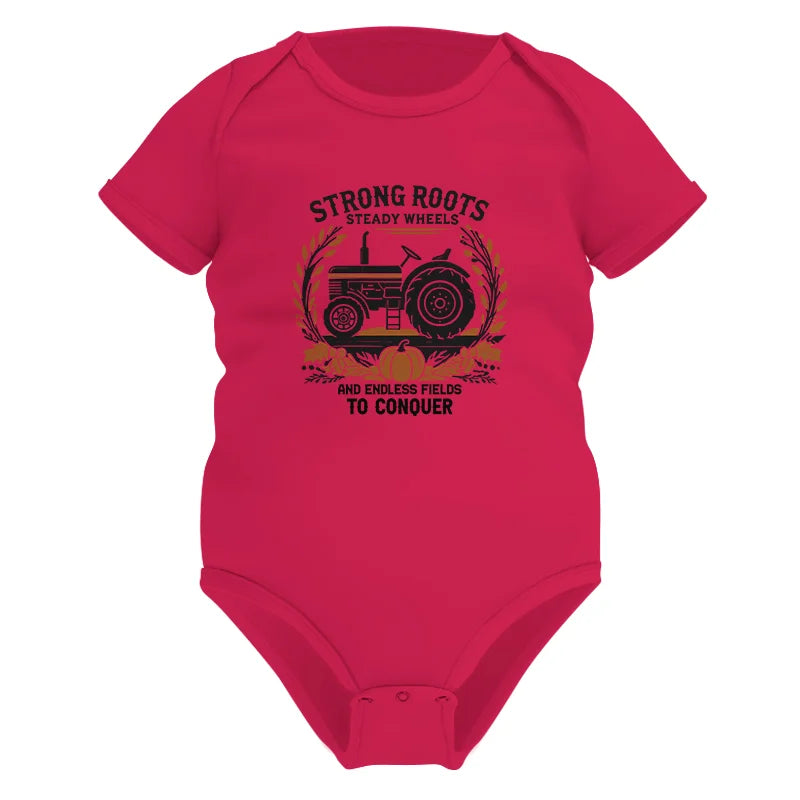 Thanksgiving Farmer Endless Fields To Conquer 3 - Infant Fine Jersey Bodysuit