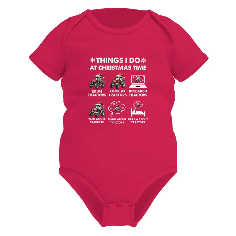 Things I Do At Christmas Time - Infant Fine Jersey Bodysuit