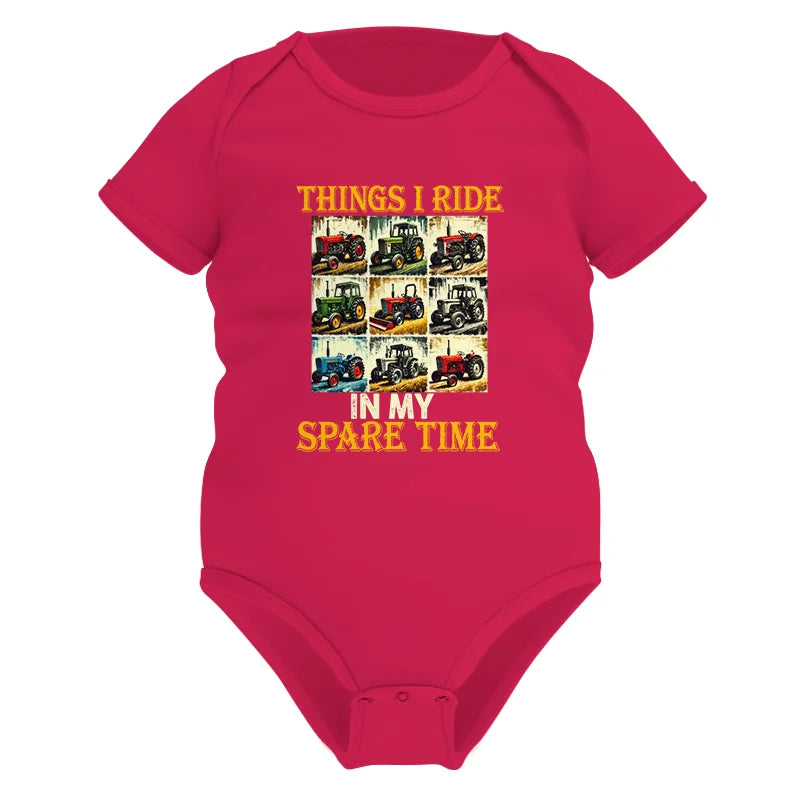 Things I Ride In My Spare Time 2 - Infant Fine Jersey Bodysuit