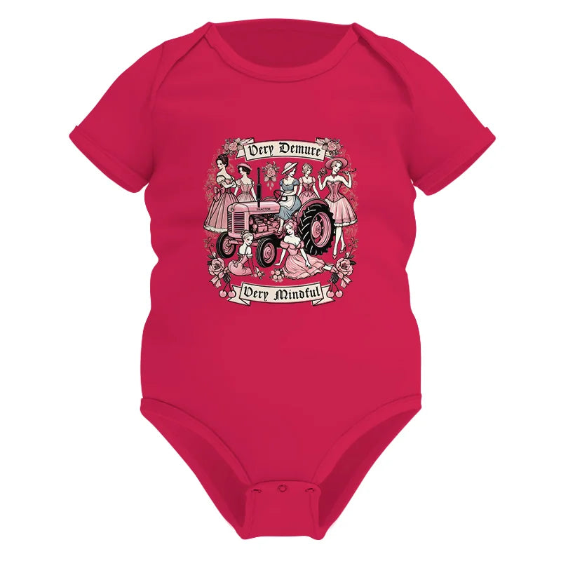 Very Demure Very Mindful Tractor - Infant Fine Jersey Bodysuit