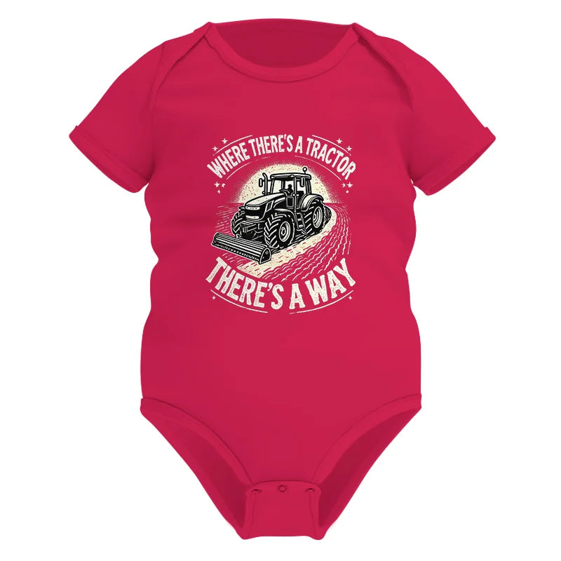 Where There's A Tractor There's A Way 1 - Infant Fine Jersey Bodysuit