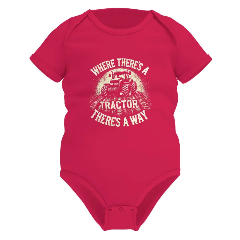 Image of Where There's A Tractor There's A Way 3 - Infant Fine Jersey Bodysuit