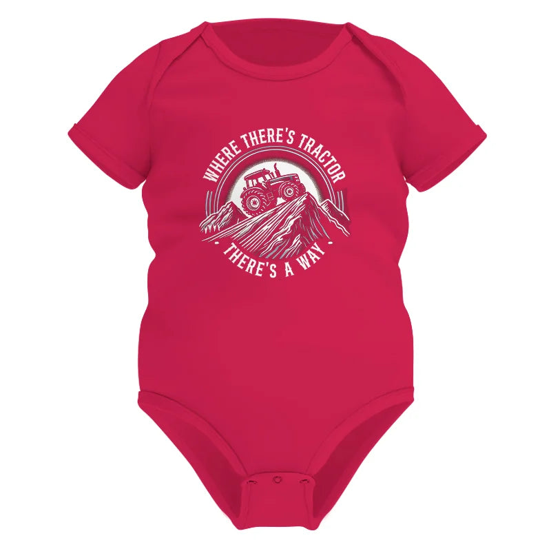 Where There's A Tractor There's A Way 4 - Infant Fine Jersey Bodysuit