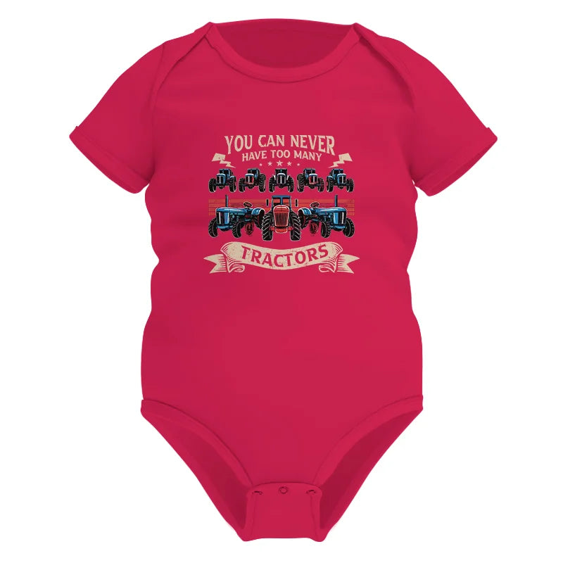 Image of You Can Never Have Too Many Tractor - Infant Fine Jersey Bodysuit