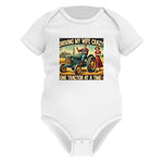 Driving My Wife Crazy One Tractor At A Time - Infant Fine Jersey Bodysuit