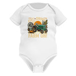 Eat Drink and Farm On - Infant Fine Jersey Bodysuit