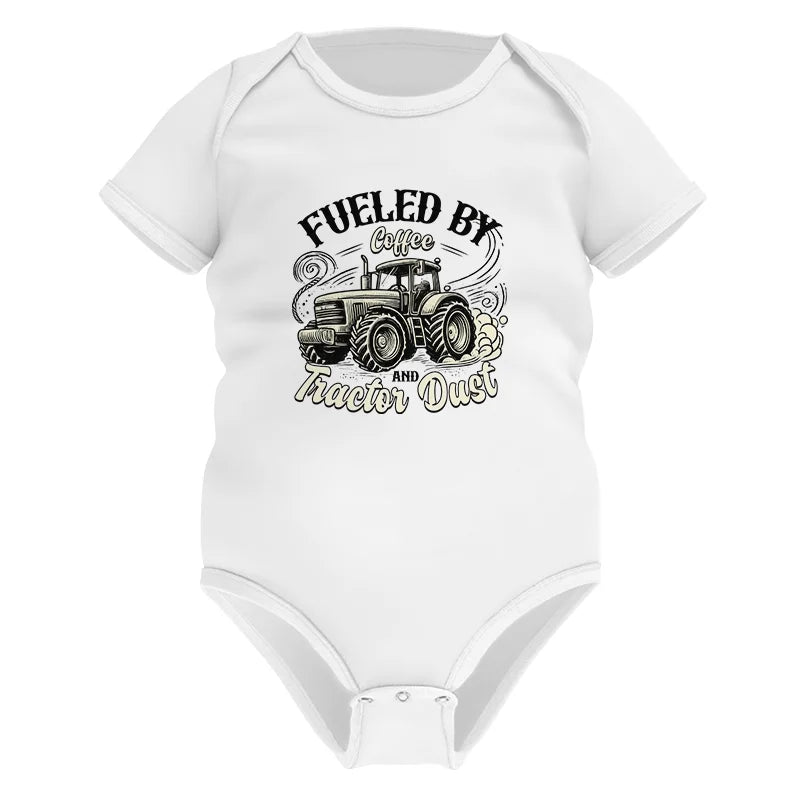 Fueled By Coffee And Tractor Dust 2 - Infant Fine Jersey Bodysuit