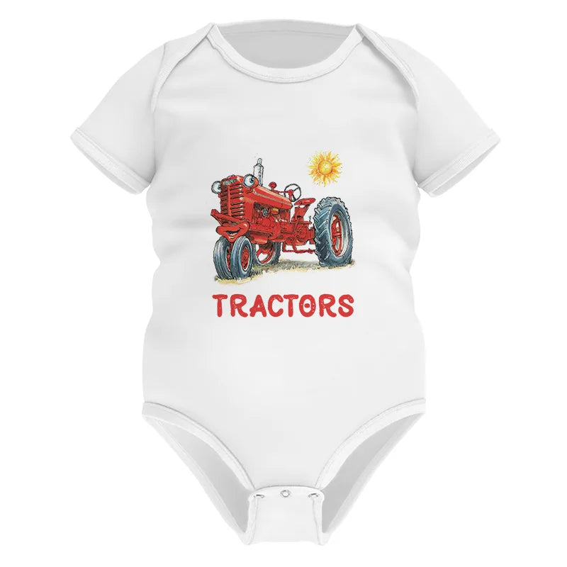 Image of Get More Tractors 6 - Infant Fine Jersey Bodysuit