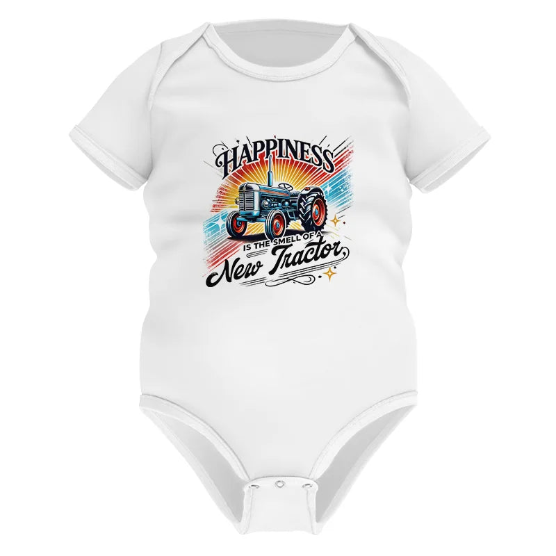 Happiness Is The Smell Of A New Tractor - Infant Fine Jersey Bodysuit