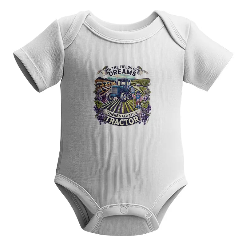 Image of In The Fields Of Dreams There's Always A Tractor 1 - Infant Fine Jersey Bodysuit