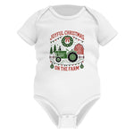 Joyful Christmas On The Farm 3 - Infant Fine Jersey Bodysuit