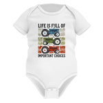 Life Is Full Of Important Choices 3 - Infant Fine Jersey Bodysuit